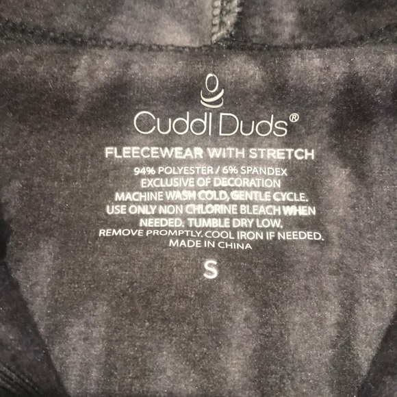 Cuddl Duds Quarter Zip Hoodie - Picture 2 of 2